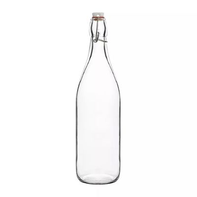 GLASS BOTTLE ROUND 1.0LT