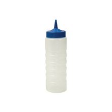 BOTTLE SAUCE BLUE LID 720ML CATER-RAX