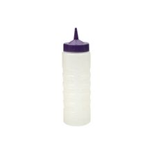 BOTTLE SAUCE PURPLE LID 720ML, CATER-RAX