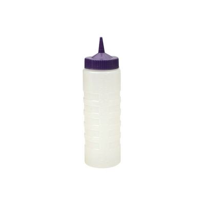 BOTTLE SAUCE PURPLE LID 720ML, CATER-RAX