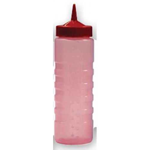 BOTTLE SAUCE RED LID 720ML CATER-RAX