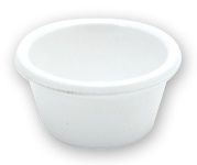 RAMEKIN WHITE 63MM/45ML MELAMINE, RYNER