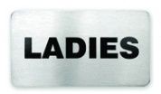 WALL SIGN 18/10 LADIES