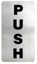 WALL SIGN 18/10 PUSH
