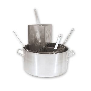 PASTA COOKER SET 4 INS 185X380MM ALUM