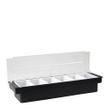 CONDIMENT DISPENSER BLACK