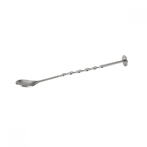 BAR SPOON W/ICE CRUSHER S/STEEL