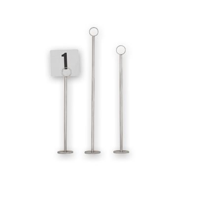 CHROME TABLE NUMBER STAND