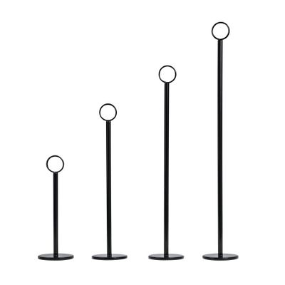 TABLE NUMBER STAND BLACK
