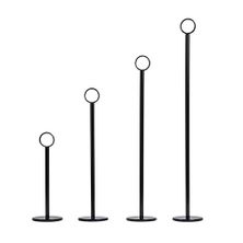 TABLE NUMBER STAND BLACK 300X70MM