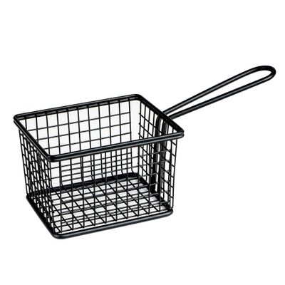 MODA SERVICE BASKET RECT BLK 94X78X80MM