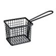 MODA SERVICE BASKET RECT BLK 94X78X80MM