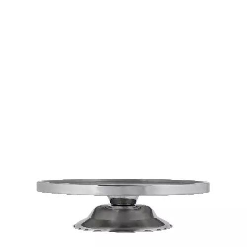 CAKE STAND LOW S/ST 330X70MM