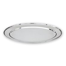 OVAL PLATTER S/STEEL 25CM