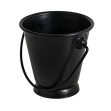 PAIL S/STEEL BLK 120X120MM, MODA SOHO