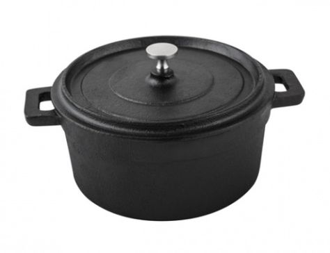 CASSEROLE ROUND C/IRON 138X65MM,MODA