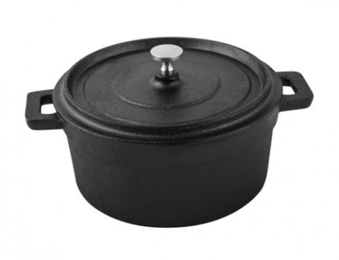 CASSEROLE ROUND C/IRON 138X65MM,MODA