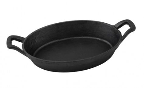 GRATIN OVAL C/IRON 212X44MM,MODA