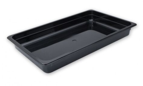 POLYCARB FOOD PAN BLACK GN 1/1