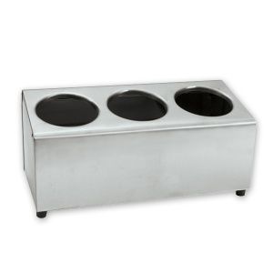 CUTLERY HOLDER 18/8 3 HOLE/ 1 ROW