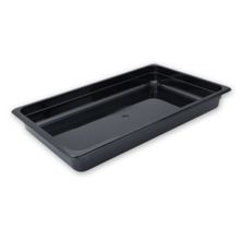 FOOD PAN BLACK GN1/1 SIZE 100MM POLYCARB