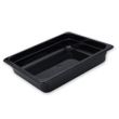 POLYCARB FOOD PAN BLACK GN 1/2