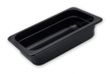 POLYCARB FOOD PAN BLACK GN 1/3