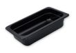 POLYCARB FOOD PAN BLACK GN 1/4