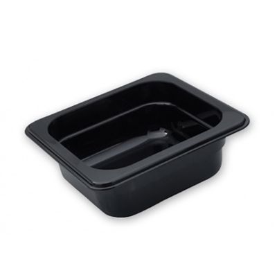 POLYCARB FOOD PAN BLACK GN 1/6