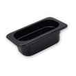 POLYCARB FOOD PAN BLACK GN 1/9