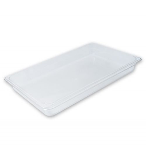 FOOD PAN CLEAR GN1/1 SIZE 150MM POLYCARB