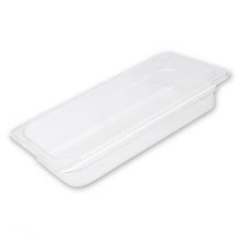 FOOD PAN CLEAR GN1/3 SIZE 150MM POLYCARB