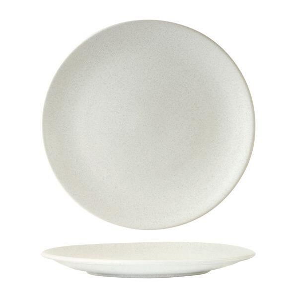 PLATE COUPE M/WHITE 285MM, ZUMA