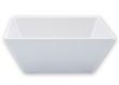 BOWL SQUARE STRAIGHT WHITE, MELAMINE RYNER