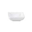 DISH SAUCE SQUARE WHITE, MELAMINE RYNER