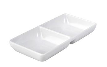 DISH SAUCE DIV 100X75MM MELAMINE, RYNER