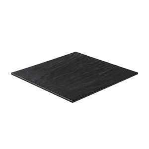 PLATTER BLACK 368MM SQ MELAMINE, TAROKO