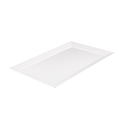 PLATTER RECTANGLE WHITE, MELAMINE RYNER