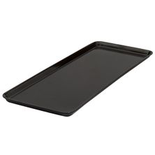 PLATTER SM BLACK 39X15CM MELAMINE, RYNER