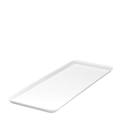 PLATTER LONG WHITE MELAMINE, RYNER