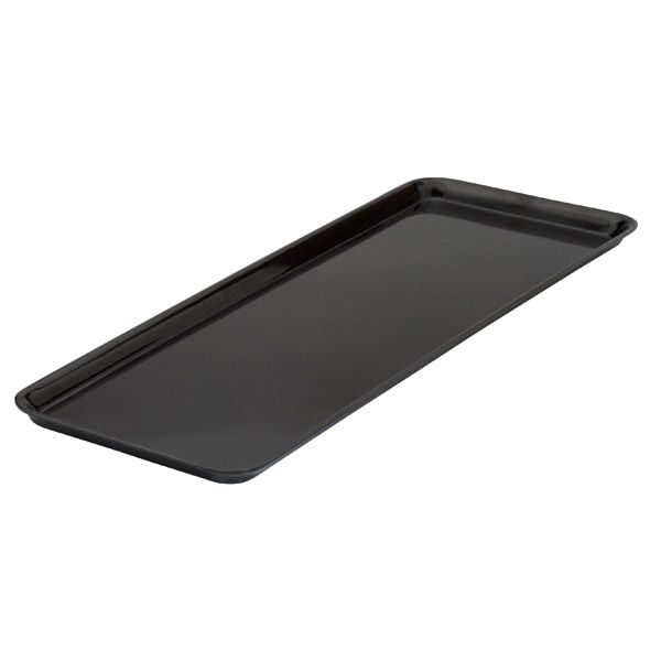 PLATTER LG BLACK 50X18CM MELAMINE, RYNER