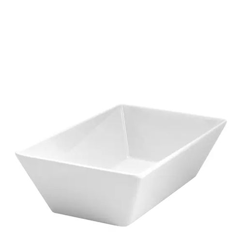 DISH DEEP WHITE 25X15X7CM MELAMINE,RYNER