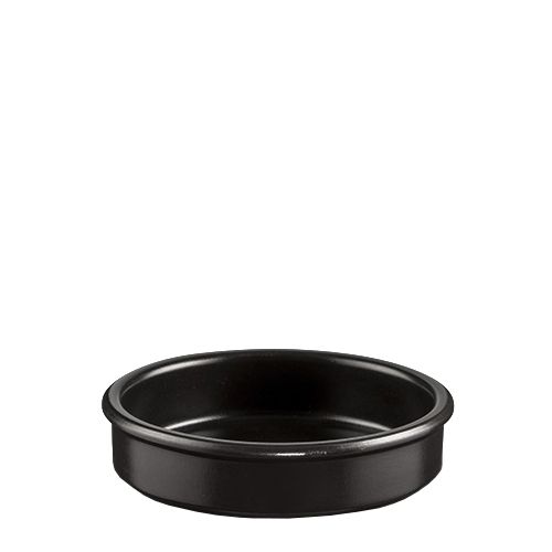 CASSEROLE NO HDLS BLACK 140MM REGAS