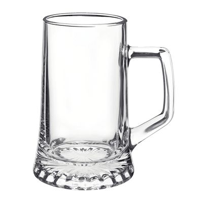 Pint glass with deals handle