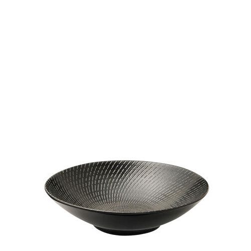 BOWL BLACK SWIRL 190MM, LUZERNE ZEN