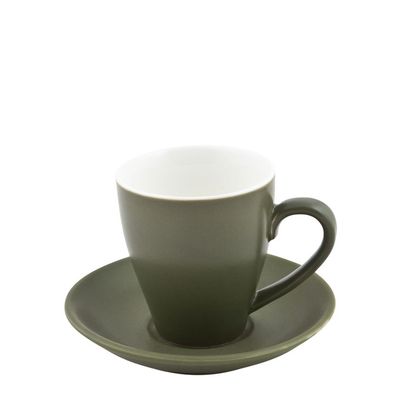 Nero Matte Black 200 ml Cappuccino Cup & Saucer - Barista Pro