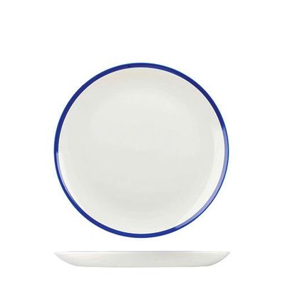 PLATE COUPE 217MM, CHURCHILL RETRO BLUE