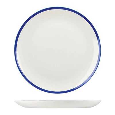 PLATE COUPE 260MM, CHURCHILL RETRO BLUE