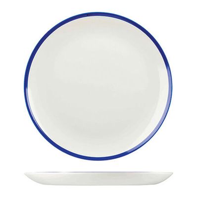 PLATE COUPE 288MM, CHURCHILL RETRO BLUE