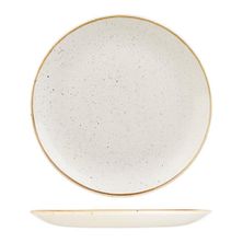 PLATE COUPE WHT 288MM,C/HILL STONECAST